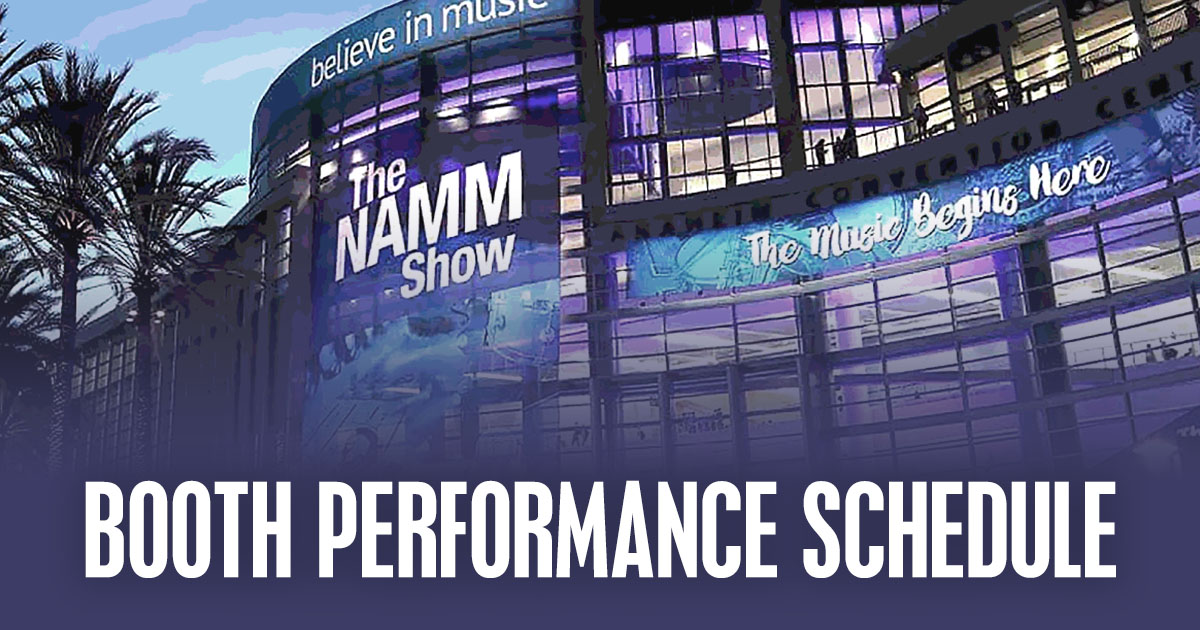 2025 NAMM Show Performance Schedule Analysis Plus